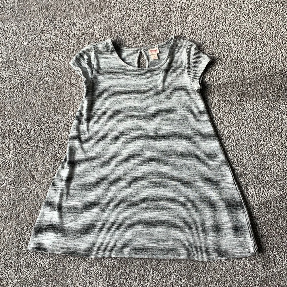 Gray patterned coverup.